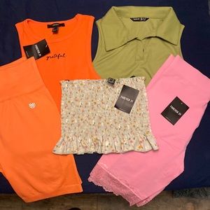 Shein/forever 21 bundle (5 items)
